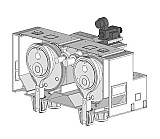 Eccentric gear drivetrain with four connection points to the slide; driven from center.  - 4-Point Straight Side Photo Gallery